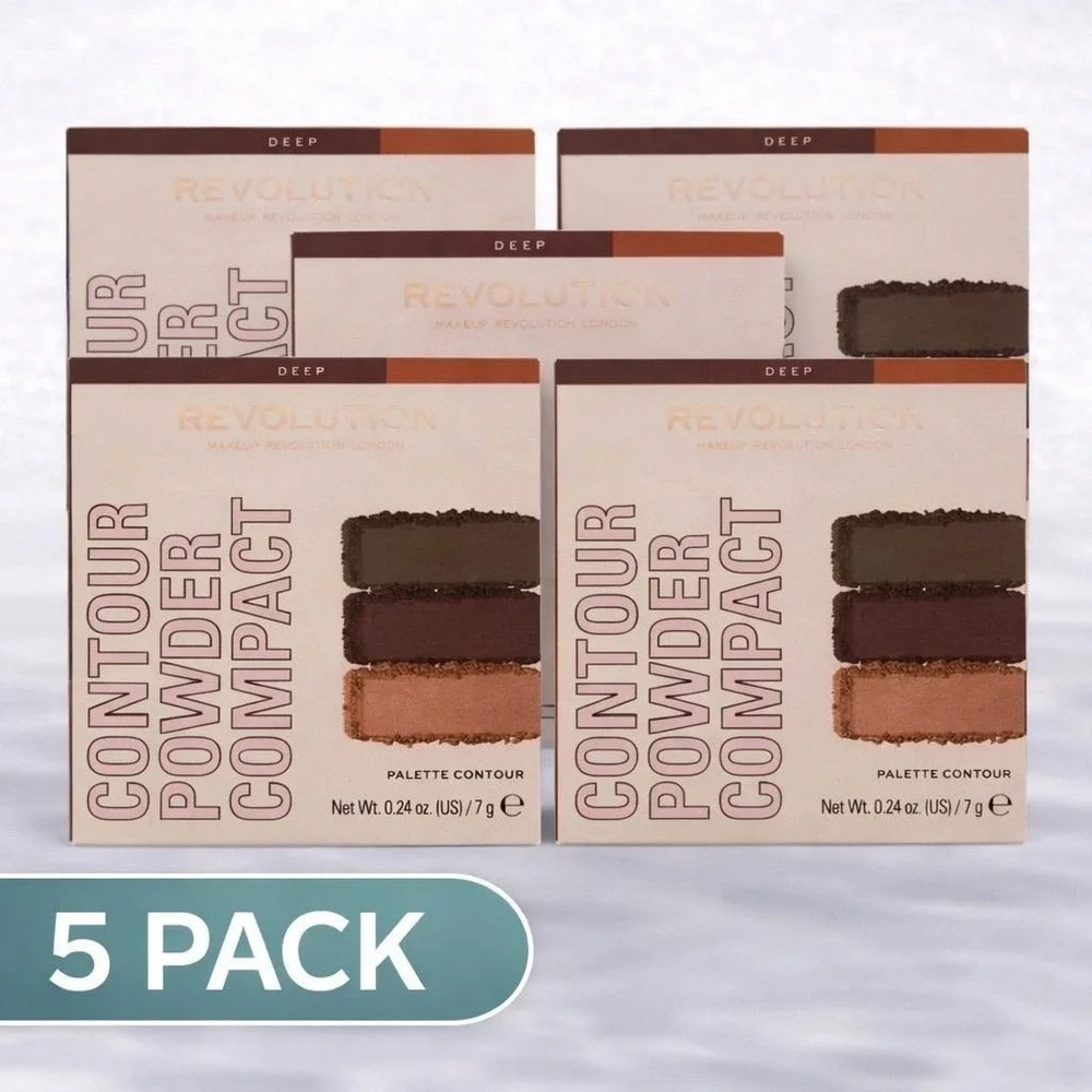 5-Pack, Deep - Revolution Contour Powder Compact